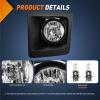imageNilight Fog Light Assembly Compatible with 2007 2008 2009 2010 2011 2012 2013 GMC Sierra 1500 0714 Sierra 2500HD 3500HD Clear Lens Lamps Replacement 880 12V 27W BulbsSierra 20142015