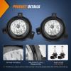 imageNilight Fog Lights Assembly Compatible with 1999 2000 2001 2002 2003 2004 Ford Mustang Lamp Replacement Driver and Passenger Side Amber Lens20012003 Ford Ranger