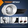imageNilight Fog Lights Assembly Compatible with 2004 2005 2006 2007 2008 2009 Toyota Prius Lamp Replacement Clear Lens Driver and Passenger Side20082011 Toyota Highlander