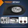 imageNilight Fog Lights Assembly Compatible with 2007 2008 2009 Honda CRV EX EXL LX Light Replacement Clear Lens Driver and Passenger Side20022004 Acura RSX Clear