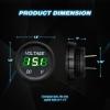 imageNilight LED Digital Display Voltmeter Panel DC12V Waterproof Digital Round Panel VoltVolt Tester Gauge for Boat Marine Vehicle Motorcycle Truck ATV UTV 2 Years WarrantyGreen