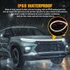imageNilight LED Hood Light Strip 59Inch Flexible Car Hood Light Waterproof Dynamic Startup Daytime Running Light for Cars SUVs Trucks White70 Inch