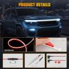 imageNilight LED Hood Light Strip 59Inch Flexible Car Hood Light Waterproof Dynamic Startup Daytime Running Light for Cars SUVs Trucks White79 Inch