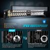 imageNilight LED Light Bar 22 Inch 37LED Dual Row Spot Flood Combo Night Vision Off Road Driving Lights ScrewLess w16AWG Rocker Switch Wiring Harness Kit for Truck ATV UTV22Inch 37Led Light Wiring Kit