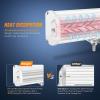 imageNilight LED Light Bar 2PC 65Inch 120W Flood Spot Combo Triple Row Driving Lamp Roof Bumper Off Road Work Lights for Van Camper Wagon Car Pickup Golf Cart ATV UTV SUV Truck Boat 4x42Pcs White Shell with White Light