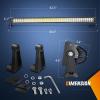 imageNilight LED Light Bar 32Inch 180W Spot Flood Combo Led Off Road Lights 12V 5Pin Rocker Switch LED Light Bar Wiring Harness Kit 2 Years Warranty ZH079 ClearWhite42Inch 240W Light Bar Wiring Harness