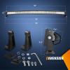imageNilight LED Light Bar 32Inch 180W Spot Flood Combo Led Off Road Lights 12V 5Pin Rocker Switch LED Light Bar Wiring Harness Kit 2 Years Warranty ZH079 ClearWhite52Inch 300W Light Bar Wiring Harness
