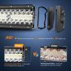 imageNilight LED Light Bar 95 Inch Triple Row Spot Flood Combo 64LEDs Lights Fog Driving Work Backup Bumper Lighting for OffRoad Truck SUV ATV UTV135Inch Lights