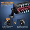 imageNilight LED Light Bar 95 Inch Triple Row Spot Flood Combo 64LEDs Lights Fog Driving Work Backup Bumper Lighting for OffRoad Truck SUV ATV UTV9Inch Lights