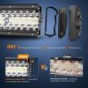 imageNilight LED Light Bar 95 Inch Triple Row Spot Flood Combo 64LEDs Lights Fog Driving Work Backup Bumper Lighting for OffRoad Truck SUV ATV UTV9Inch Lights