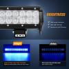 imageNilight LED Light Bar 9Inch 54W 3600LM Spot Off Road Driving Lamp Super Bright Waterproof Fog Work Lighting for Trucks SUV ATV UTV Pickup Boat Tractor 4x4 Van CamperBlue