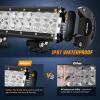 imageNilight LED Light Bar 9Inch 54W 3600LM Spot Off Road Driving Lamp Super Bright Waterproof Fog Work Lighting for Trucks SUV ATV UTV Pickup Boat Tractor 4x4 Van CamperAmber