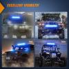 imageNilight LED Light Bar 9Inch 54W 3600LM Spot Off Road Driving Lamp Super Bright Waterproof Fog Work Lighting for Trucks SUV ATV UTV Pickup Boat Tractor 4x4 Van CamperBlue