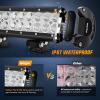 imageNilight LED Light Bar 9Inch 54W 3600LM Spot Off Road Driving Lamp Super Bright Waterproof Fog Work Lighting for Trucks SUV ATV UTV Pickup Boat Tractor 4x4 Van CamperPurple