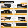 imageNilight LED Light Bar Cover 52 Inches Black Nylon Protective Sleeve Universal Fit Straight and Curved Bar Waterproof Dustproof ScratchProof Cove for Driving Off Road LightRectangular