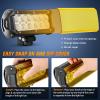imageNilight LED Light Bar with YellowBlack Covers 2 PCS 36 W 65 Inch Flood Off Road Lights Super Bright Driving Fog Boat Lighting Pods for Trucks Pickup Golf Cart SUV ATV UTV 4x4 Van Camper65 inch light  cover