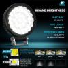 imageNilight LED Light Pods 2 PCS 4 Inch 19LED Super Slim Flood Beam Round Driving Offroad Work Side Ditch Lights Builtin EMC for Tractor Truck Motorbike Boat ATV43Inch 25Led Light Pods 2Pcs
