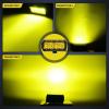 imageNilight LED Pods 2Pcs 65 Inch 120W Yellow Flood Spot Combo Triple Row Driving Lamp Roof Bumper Off Road LED Work Lights Bar for Van Camper Wagon Car Pickup Golf Cart ATV UTV SUV Truck Boat 4x4