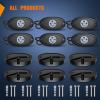 imageNilight LED Rock Light 4PCS Underglow Wheel Well Pods Waterproof Exterior Underbody Roof Rack Side Lamps for Car Truck Pickups ATV UTV SUV Motorcycle Boat White ColorWhite