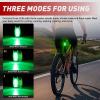 imageNilight LED Safety Light 4PCS Green Marine Navigation Bike Tail Lights Three Modes Waterproof Reflective Gear Clip On Flash Strobe Indicator Lamp for Night Boating Fishing Cycling JoggingGreen