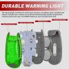 imageNilight LED Safety Light 4PCS Green Marine Navigation Bike Tail Lights Three Modes Waterproof Reflective Gear Clip On Flash Strobe Indicator Lamp for Night Boating Fishing Cycling JoggingGreen