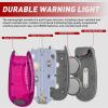 imageNilight LED Safety Light 4PCS Green Marine Navigation Bike Tail Lights Three Modes Waterproof Reflective Gear Clip On Flash Strobe Indicator Lamp for Night Boating Fishing Cycling Jogging3LED Safety LightPink