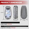 imageNilight LED Safety Light 4PCS Green Marine Navigation Bike Tail Lights Three Modes Waterproof Reflective Gear Clip On Flash Strobe Indicator Lamp for Night Boating Fishing Cycling Jogging3LED Safety LightWhite