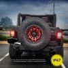 imageNilight LED Third Brake Lights High Mount Stop Tail Light with Smoked Lens for 20072018 Wrangler JKJK 20072017 Tire Brake Light