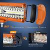 imageNilight Led Light Bar 12Inch 300W Triple Row Flood Spot Combo 30000LM Bar Driving Boat Lighting Led Off Road Lights for Trucks2 Years WarrantyAmber Shell with White Light