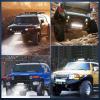 imageNilight Led Light Bar 12Inch 300W Triple Row Flood Spot Combo 30000LM Bar Driving Boat Lighting Led Off Road Lights for Trucks2 Years WarrantyAmber Shell with White Light