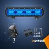 imageNilight Led Light Bar 12Inch 300W Triple Row Flood Spot Combo 30000LM Bar Driving Boat Lighting Led Off Road Lights for Trucks2 Years WarrantyBlue