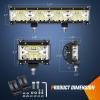 imageNilight Led Light Bar 12Inch 300W Triple Row Flood Spot Combo 30000LM Bar Driving Boat Lighting Led Off Road Lights for Trucks2 Years WarrantyWhite Side Shooter Light PodsWiring Harness
