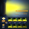 imageNilight Led Light Bar 12Inch 300W Triple Row Flood Spot Combo 30000LM Bar Driving Boat Lighting Led Off Road Lights for Trucks2 Years WarrantyYellow