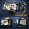 imageNilight Led Pods 2PCS 4Inch 36W 3600LM Spot Triple Row LED Light Bar Driving Lamp Roof Bumper Off Road LED Work Lights for Van Camper Wagon Car Pickup Golf Cart ATV UTV SUV Truck Boat 4x42PCS 5Inch Quad Row Flood Lights