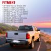 imageNilight License Plate Lights Compatible with 19992001 2002 2003 2004 2005 2006 2007 2008 2009 2010 2011 2012 2013 Chevy Silverado 1500 2500 3500 GMC Sierra Black housing 6000K White 2PCS Pack20142023 Chevy SilveradoGMC Sierra
