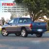 imageNilight License Plate Lights Compatible with 19992001 2002 2003 2004 2005 2006 2007 2008 2009 2010 2011 2012 2013 Chevy Silverado 1500 2500 3500 GMC Sierra Black housing 6000K White 2PCS Pack19942001 Dodge Ram