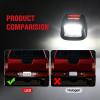 imageNilight License Plate Lights Compatible with 19992001 2002 2003 2004 2005 2006 2007 2008 2009 2010 2011 2012 2013 Chevy Silverado 1500 2500 3500 GMC Sierra Black housing 6000K White 2PCS PackRed 20072021 Frontier20072015 TitanXterra