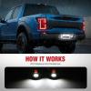 imageNilight License Plate Lights Compatible with 19992001 2002 2003 2004 2005 2006 2007 2008 2009 2010 2011 2012 2013 Chevy Silverado 1500 2500 3500 GMC Sierra Black housing 6000K White 2PCS PackRed 19902014 Ford F15019832011 Ford Ranger
