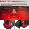 imageNilight Marine Boat Navigation Light 2PCS Red Port Bow Lights Four Modes Waterproof Rechargeable Warning Safety Clearance Lamp for Skeeter Yacht Pontoon Trailer Truck Bike Backpack Helmet