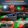 imageNilight Marine Boat Navigation Light 4PCS Red Green Port Starboard White Stern Lights Four Mode Waterproof Rechargeable Warning Safety Lamp for Skeeter Yacht Pontoon Trailer Truck Bike Backpack Helmet8LED Navigation Light2Pcs