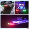 imageNilight Marine Boat Navigation Light 4PCS Red Green Port Starboard White Stern Lights Four Mode Waterproof Rechargeable Warning Safety Lamp for Skeeter Yacht Pontoon Trailer Truck Bike Backpack Helmet66LED Light Strip2Pcs