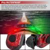 imageNilight Marine Boat Navigation Light 4PCS Red Green Port Starboard White Stern Lights Four Mode Waterproof Rechargeable Warning Safety Lamp for Skeeter Yacht Pontoon Trailer Truck Bike Backpack Helmet5LED Navigation Light4Pcs