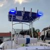 imageNilight Marine LED Pods Navigation Lights 2PCS 72W Blue Beam Flood Beam Ponton Boat Deck Dock Lighting for Night Fishing Ttop Stern Yacht Kayak Port Sailboat Trucks TractorsBlue Lights White House 72W