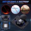 imageNilight Quick USB Outlet Socket 12V 24V Dual USBs Connector 5V 48A Car Outlets with Waterproof Cover Rotating Cap LED Light for Cars Trucks Motorcycle RVs CampersDual USB