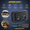 imageNilight Quick USB Outlet Socket 12V 24V Dual USBs Connector 5V 48A Car Outlets with Waterproof Cover Rotating Cap LED Light for Cars Trucks Motorcycle RVs Campers2Pcs USBPD Type C