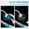 imageNilight Quick USB Outlet Socket 12V 24V Dual USBs Connector 5V 48A Car Outlets with Waterproof Cover Rotating Cap LED Light for Cars Trucks Motorcycle RVs Campers2Pcs Dual USB Charger