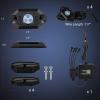 imageNilight RGB LED Rock Lights Kit 8 pods Underglow Neon Multicolor with Bluetooth App Control Music Mode IP68 Exterior Wheel Well Party Lamp for ATV UTV Golf Cart Truck Boat RVRGB Red  Green  Blue