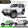 imageNilight Running Boards for 2018 2019 2020 2021 2022 2023 2024 Wrangler JL 2 Door Side Step Nerf Bars 6 Inch ABS Plastic Matte Black Not for JK ModelJL 2 Door20182024Jeep ABS