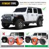 imageNilight Running Boards for 2018 2019 2020 2021 2022 2023 2024 Wrangler JL 2 Door Side Step Nerf Bars 6 Inch ABS Plastic Matte Black Not for JK ModelJL 4 Door20182024Jeep Wrangler
