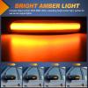 imageNilight Side Mirror Marker Light Switchback Amber Turn Signals White Day Running Lights Smoked Lens Plug and Play Compatible With 20092014 Ford F150 20102014 RaptorFord 20132018 KugaCMax
